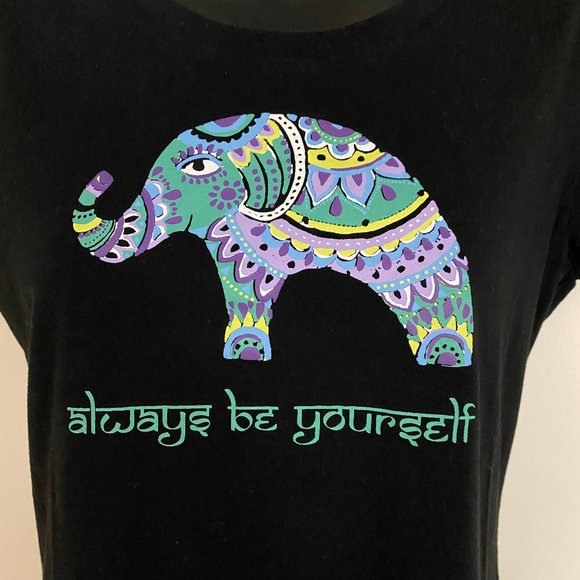 Freeset Graphic Elephant Tee Top M - Picture 2 of 8